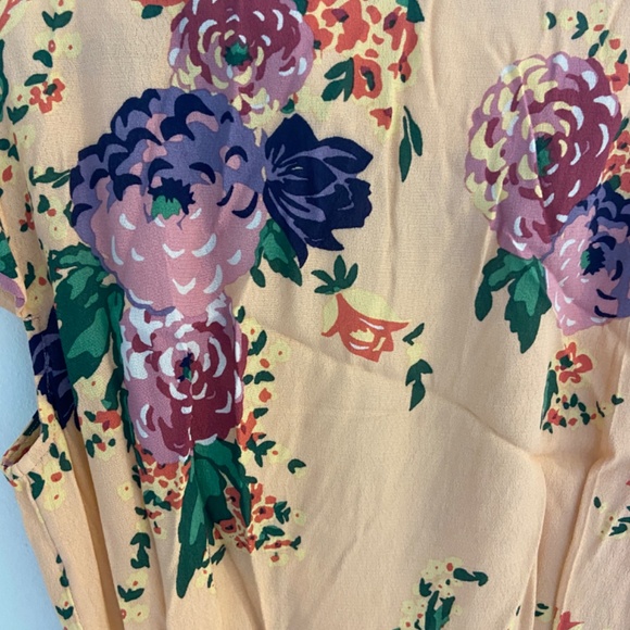 High Low Floral Wrap Dress Sz S - Picture 2 of 4